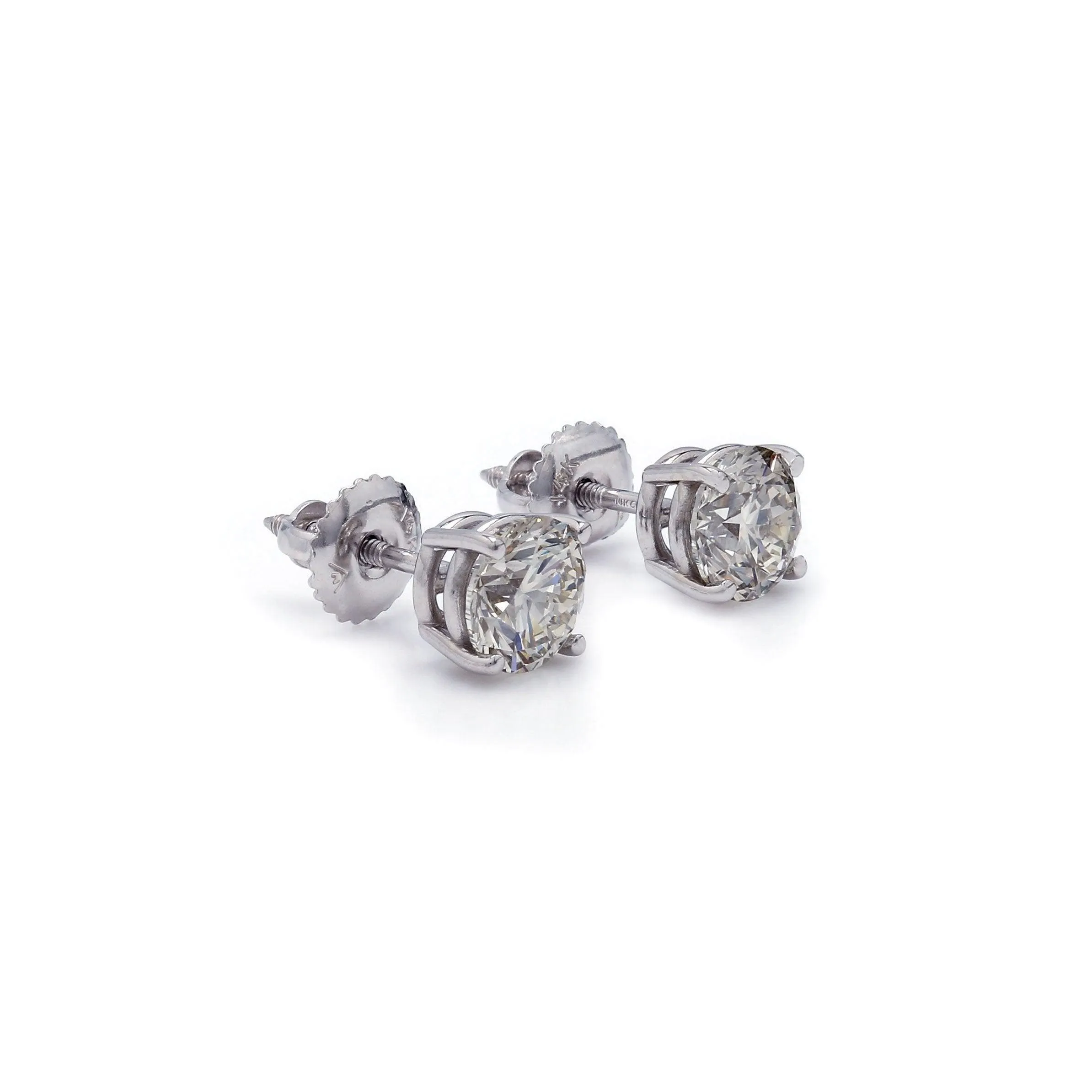 Marilyn Earrings 1 1/4Ctw. Certified