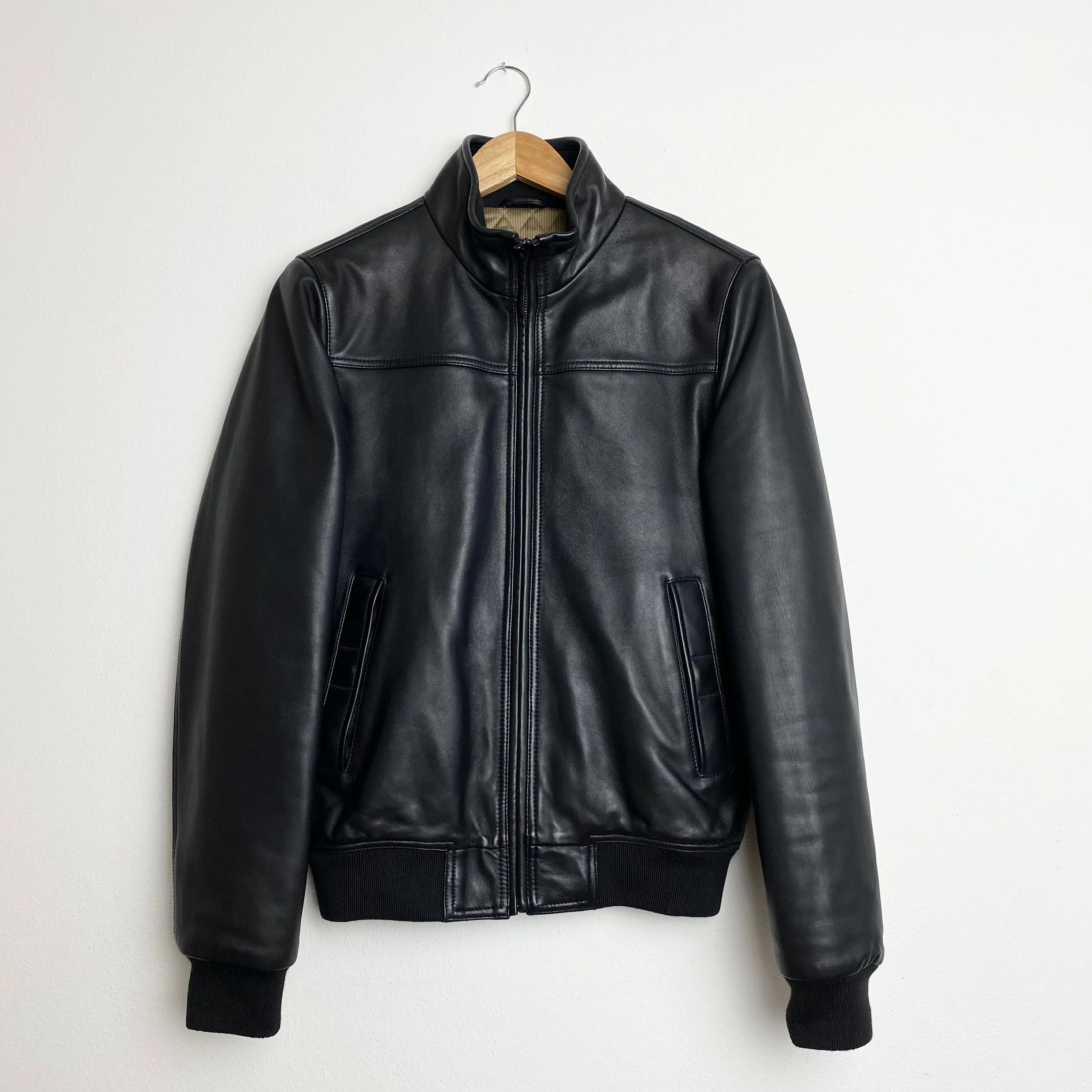 Marlboro Classic Leather Bomber - S