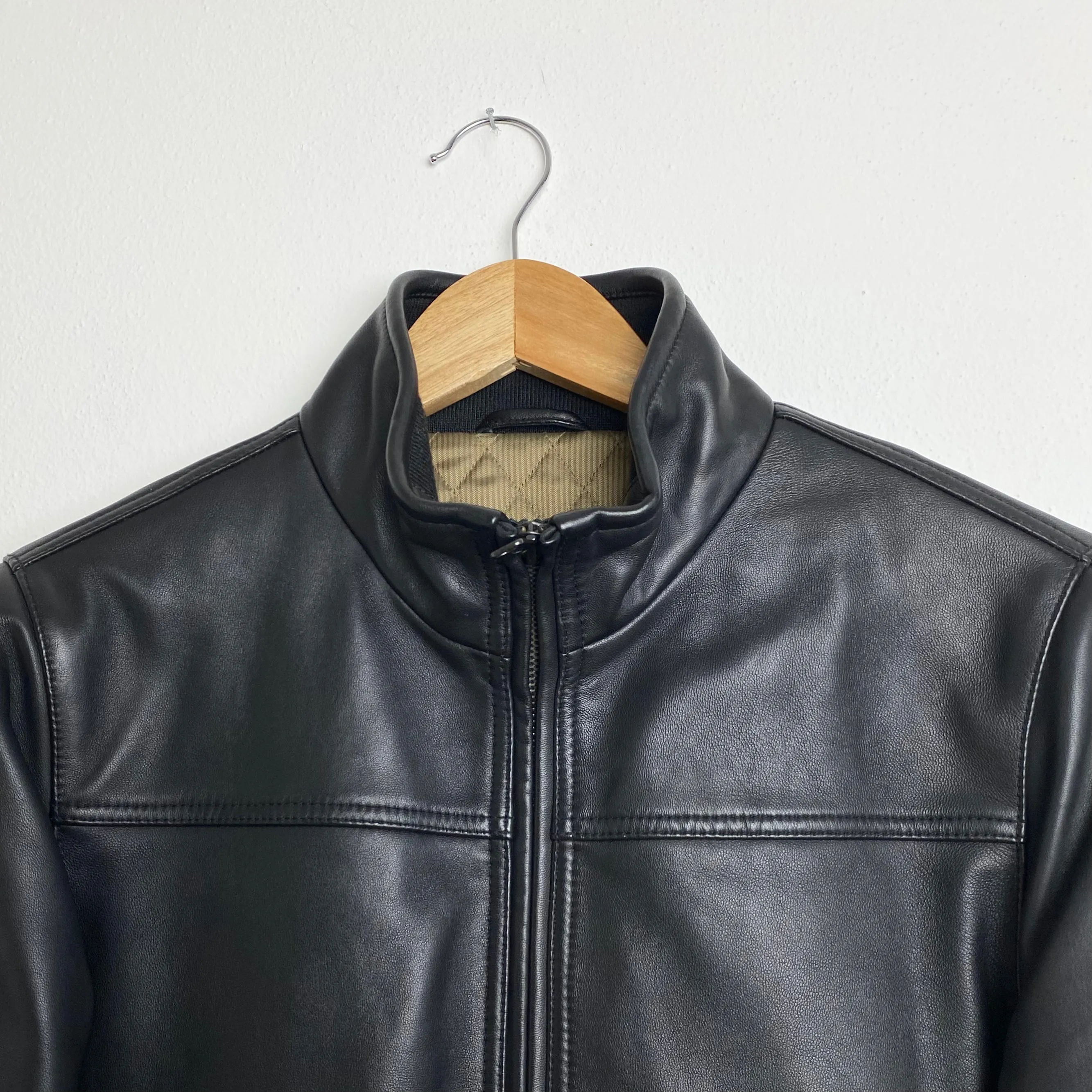 Marlboro Classic Leather Bomber - S
