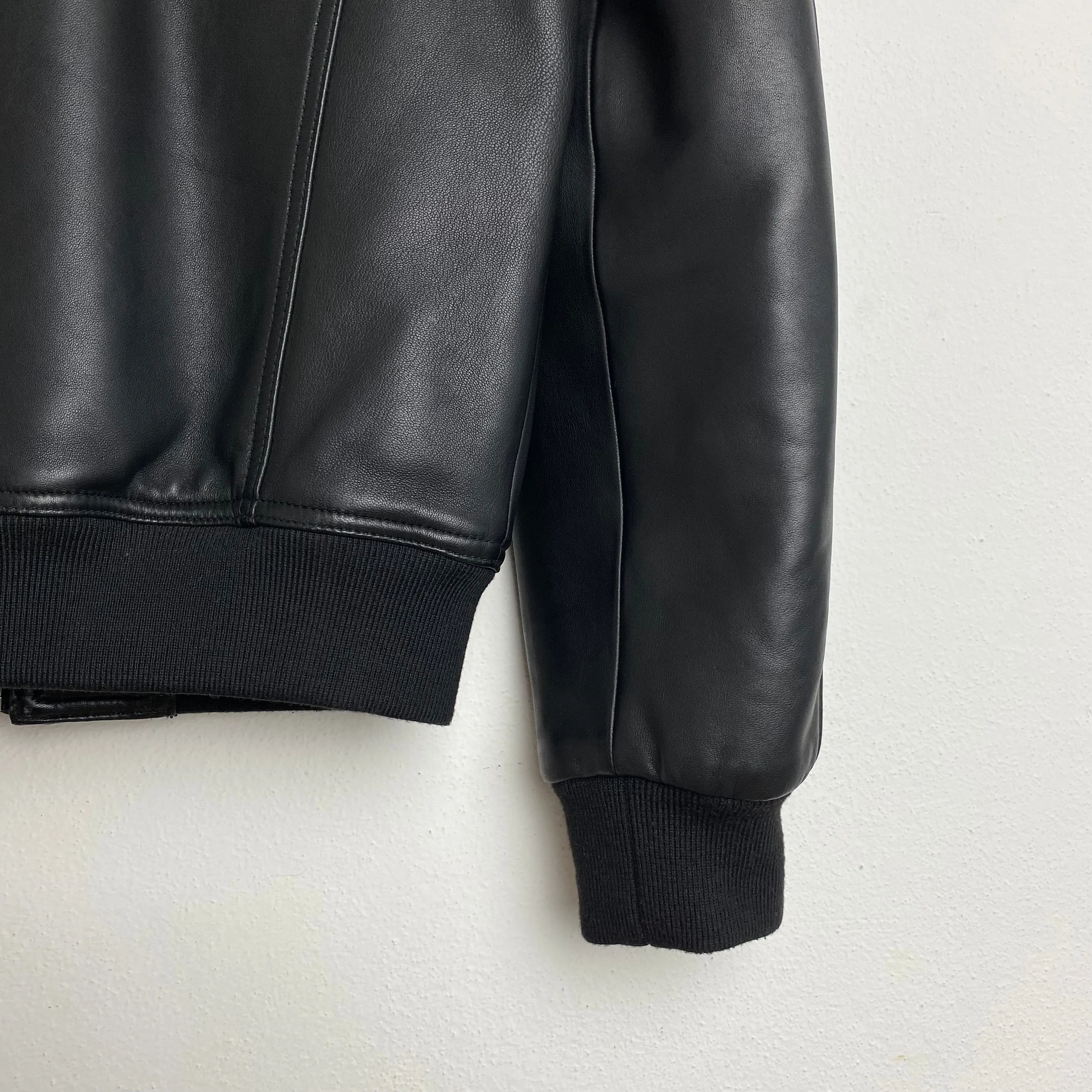 Marlboro Classic Leather Bomber - S