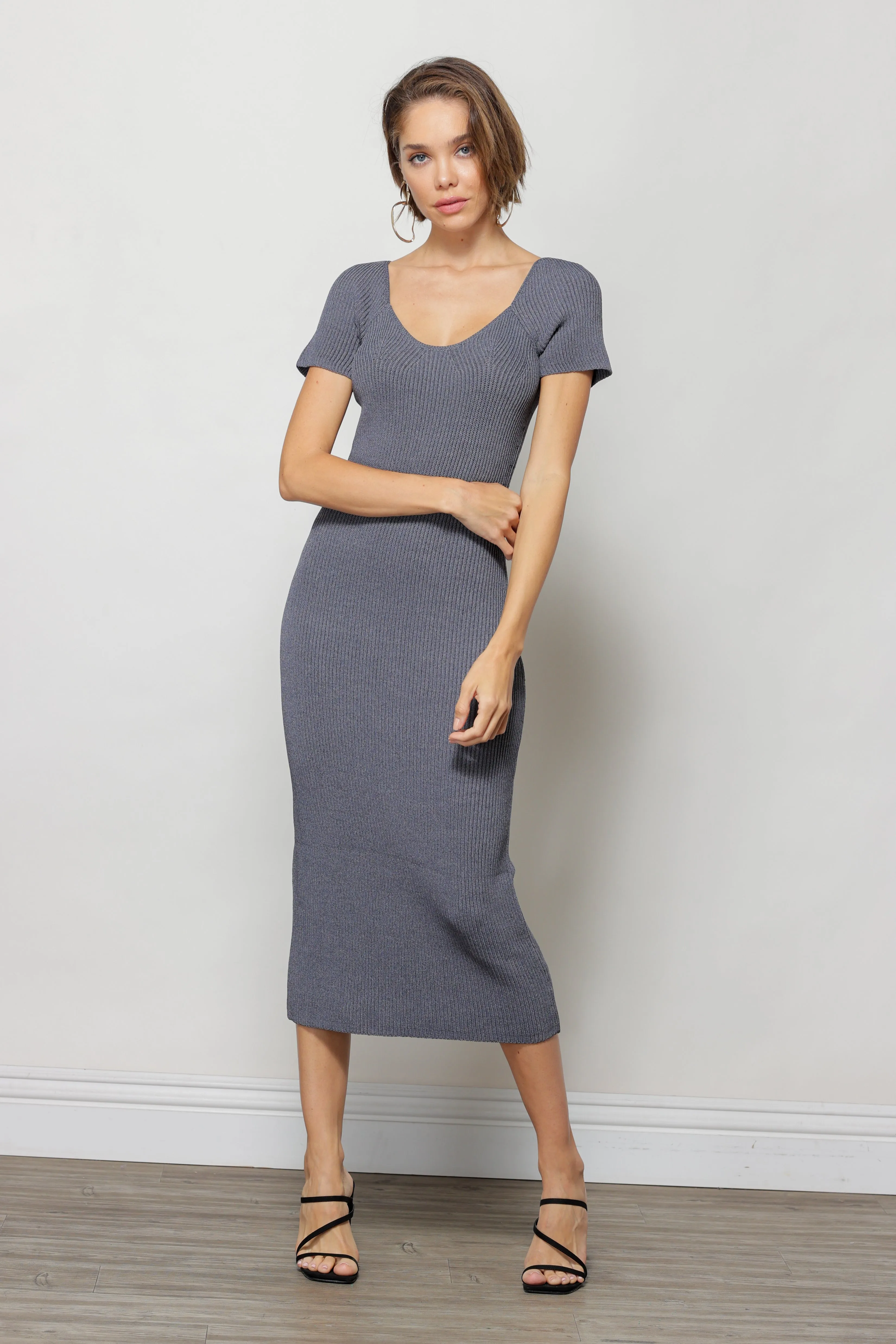 MELISSA SWEATER MIDI DRESS
