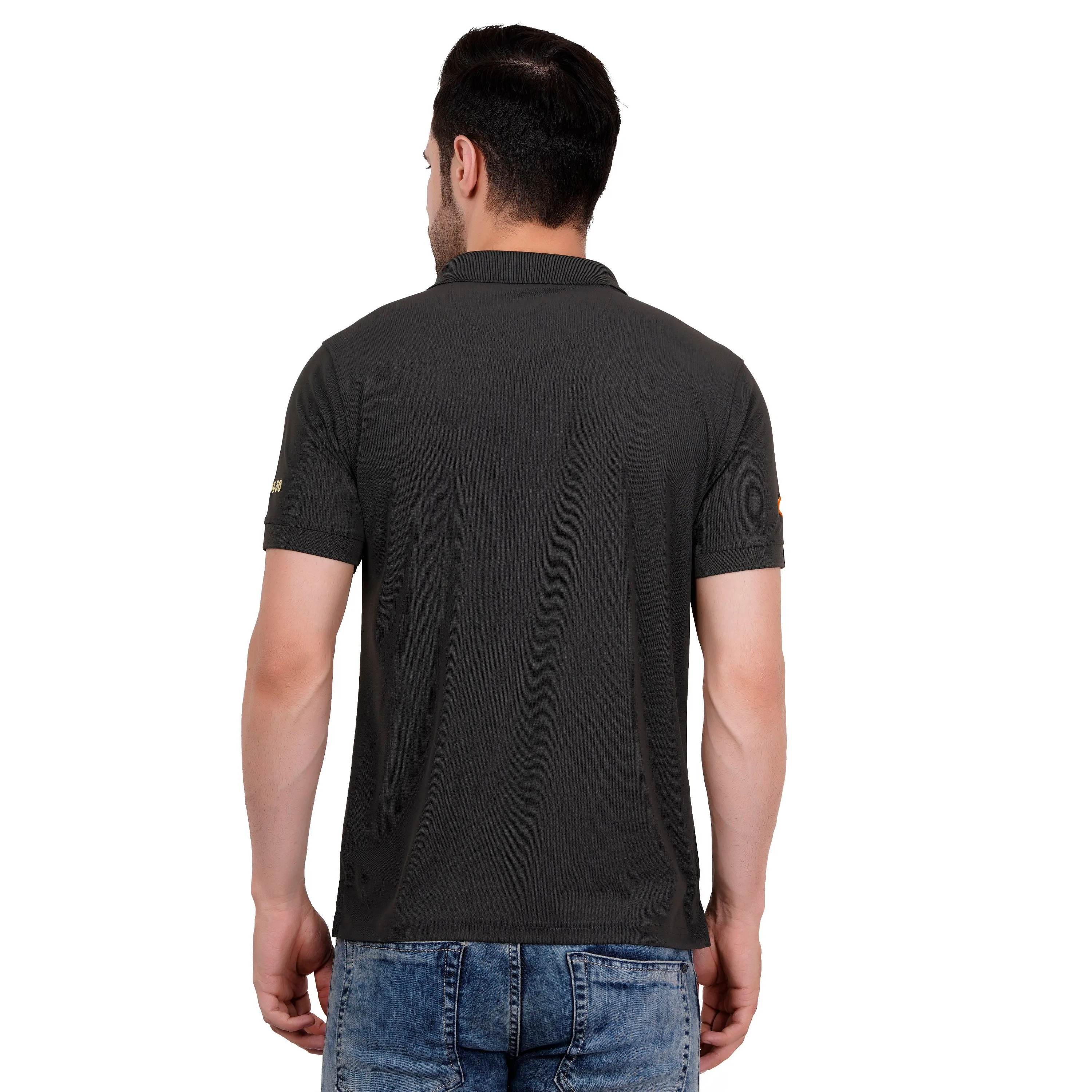 Men's Polos T Shirt SUKHOI-30 CHARCOAL