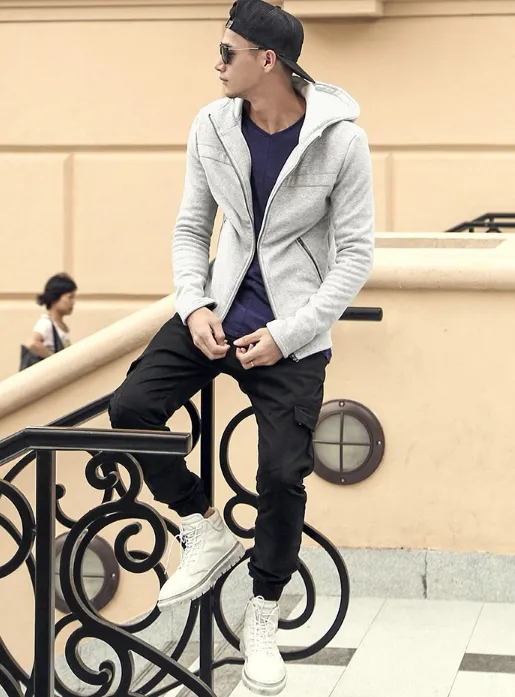 Men's Spring Elastic Casual Trousers