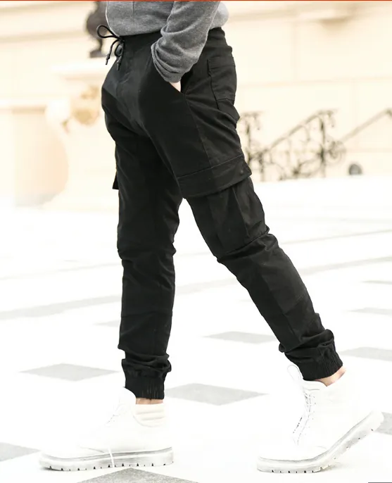 Men's Spring Elastic Casual Trousers