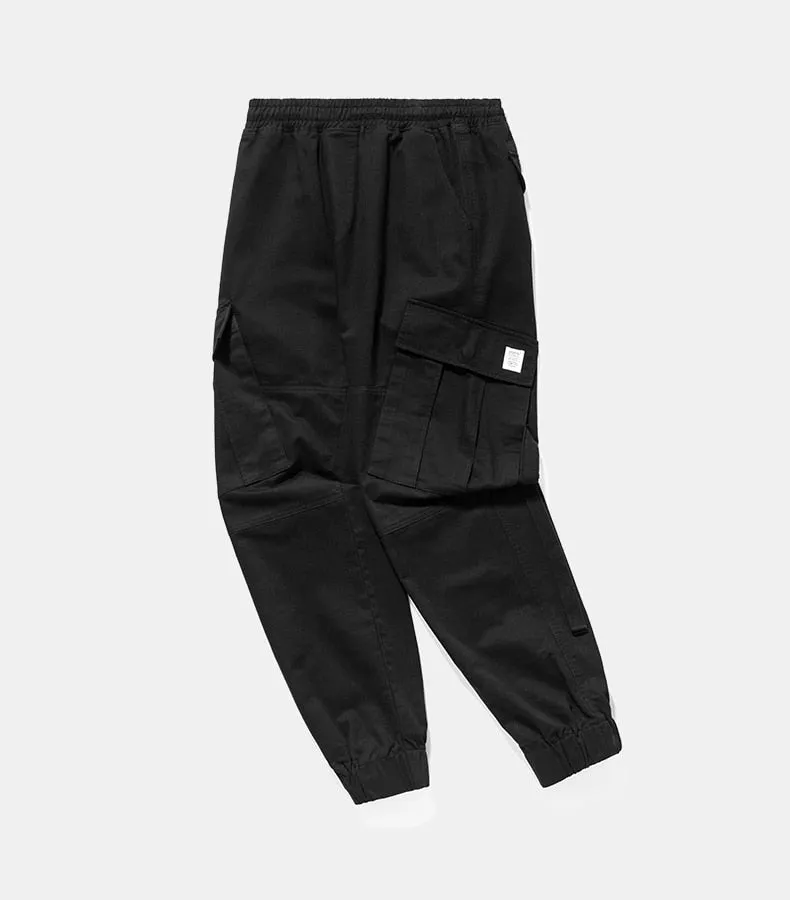 Men's Spring/Autumn Cotton Cargo Pants With Side Pockets