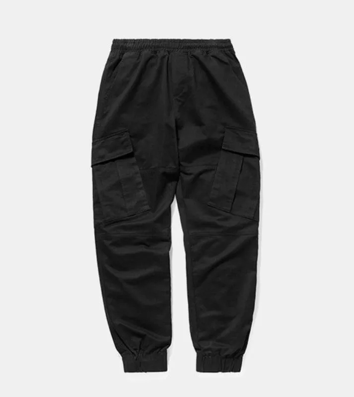 Men's Spring/Autumn Cotton Cargo Pants With Side Pockets