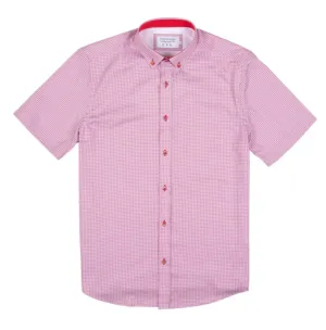 Mish Mash Gonzalo Short Sleeve Casual Shirt - Pale Red
