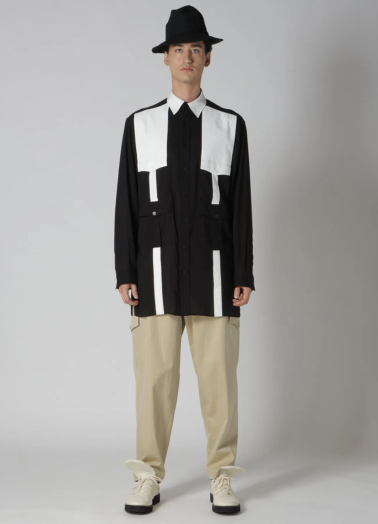 MONOCHROME SAFARI POCKET SHIRT