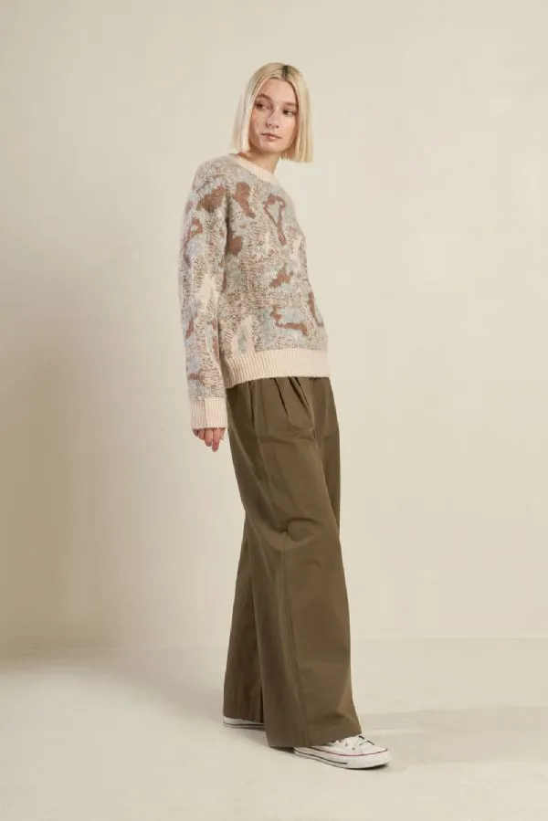 Natural Jacquard Sweater