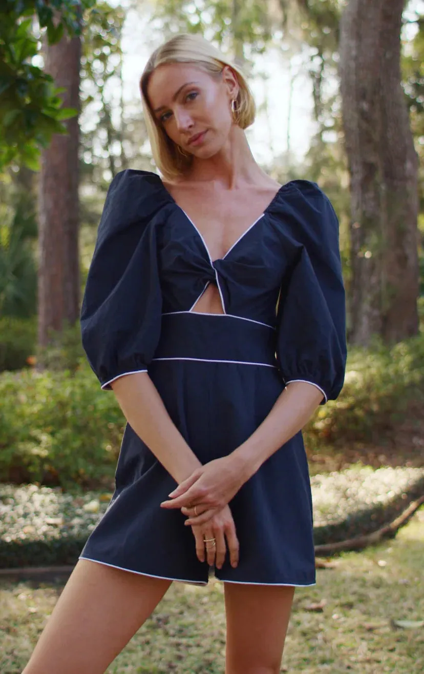 Navy Matador Romper