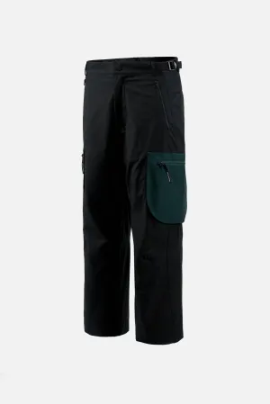 Organic Cotton Cargo Pants, Black