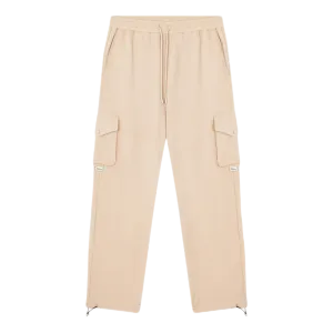 Piquet Baggy Cargo Pants Khaki