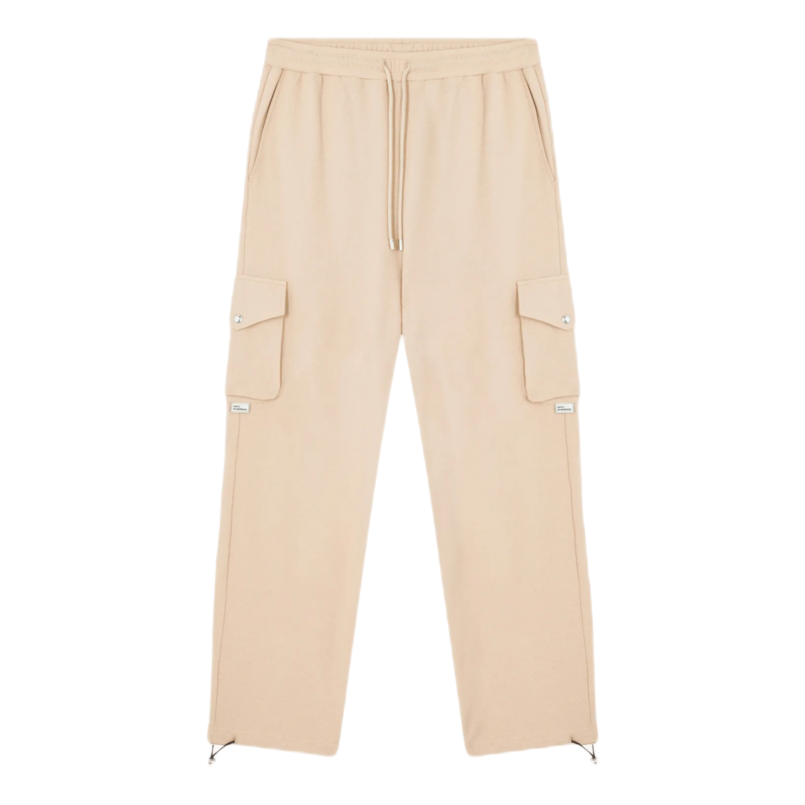 Piquet Baggy Cargo Pants Khaki