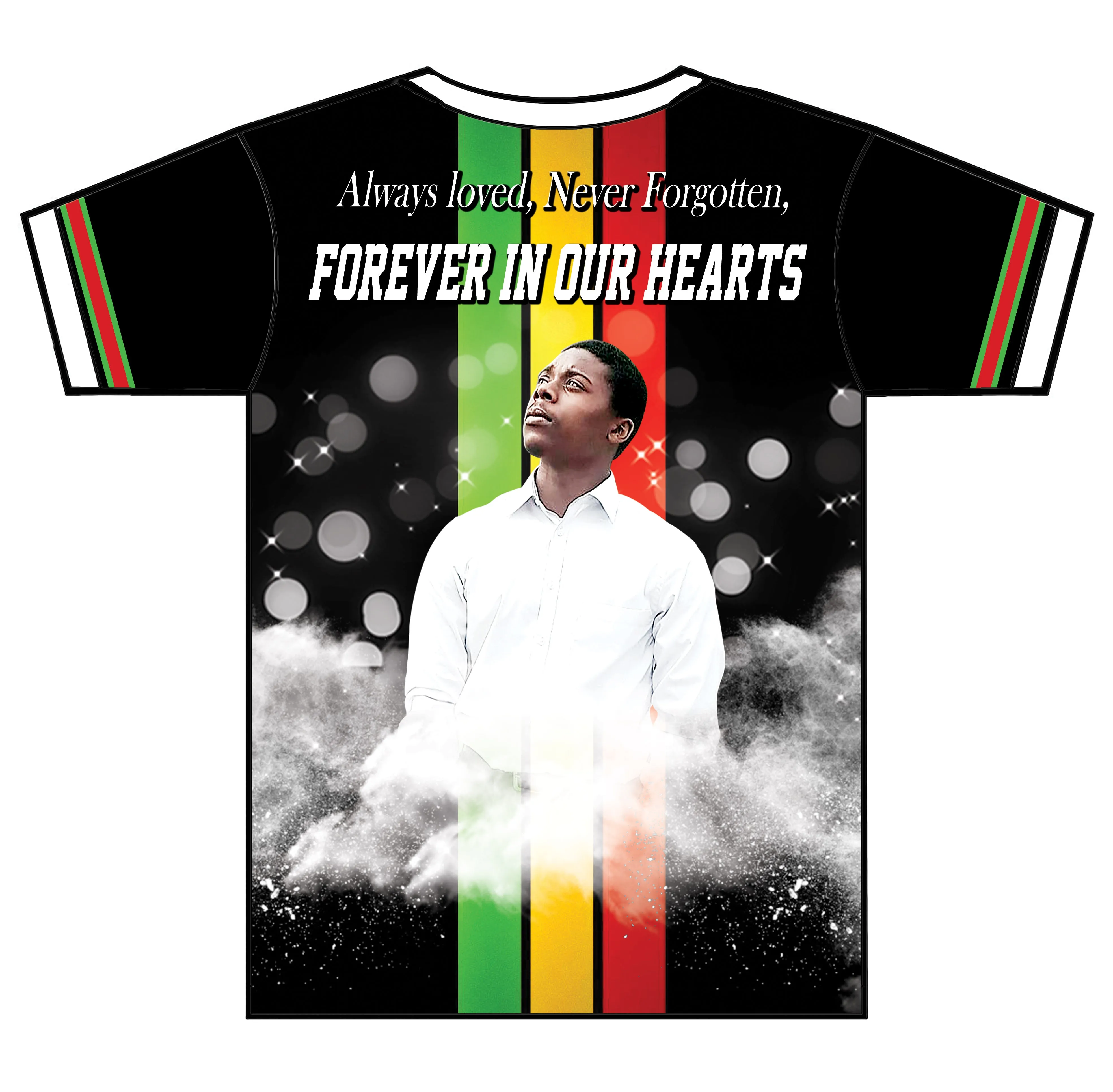 "Striped" Custom Designed Memorial 3D shirt
