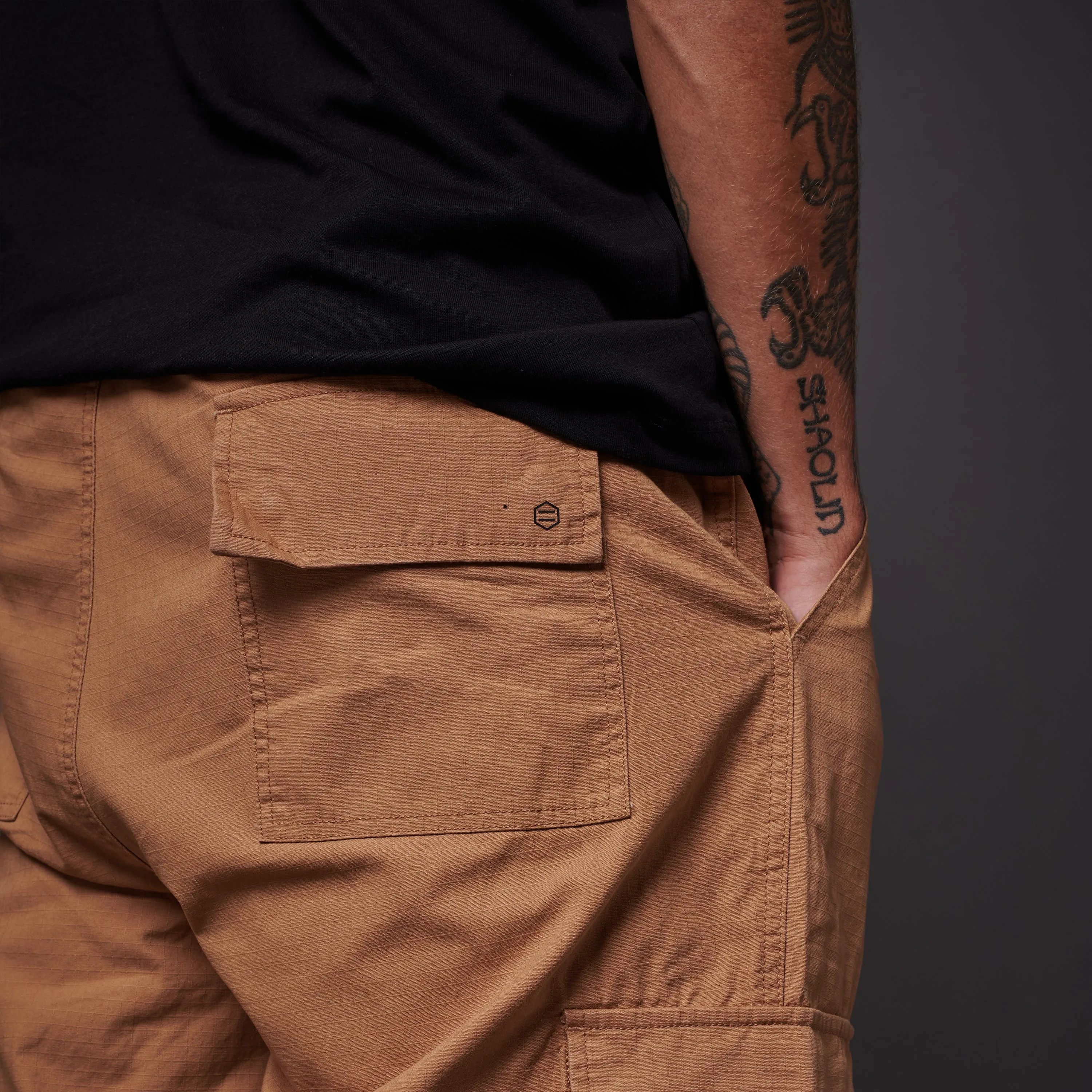 Ripstop Baggy Cargo Beige