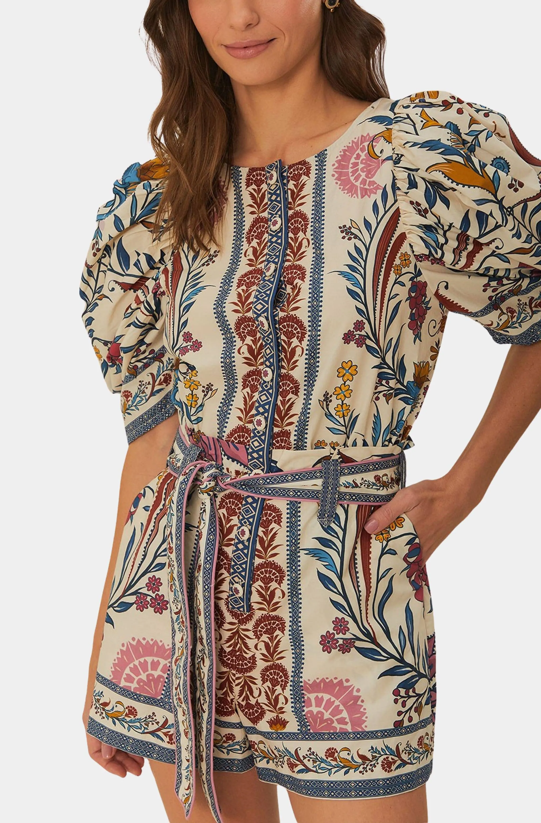 Romantic Lightness Cream Romper