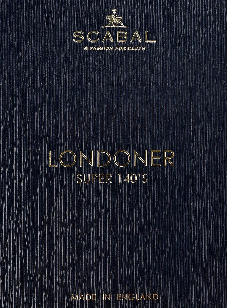 Scabal Londoner Oranti Blue Wool Jacket