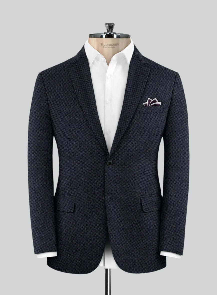 Scabal Londoner Oranti Blue Wool Jacket
