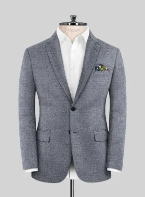 Scabal Misty Blue Wool Jacket