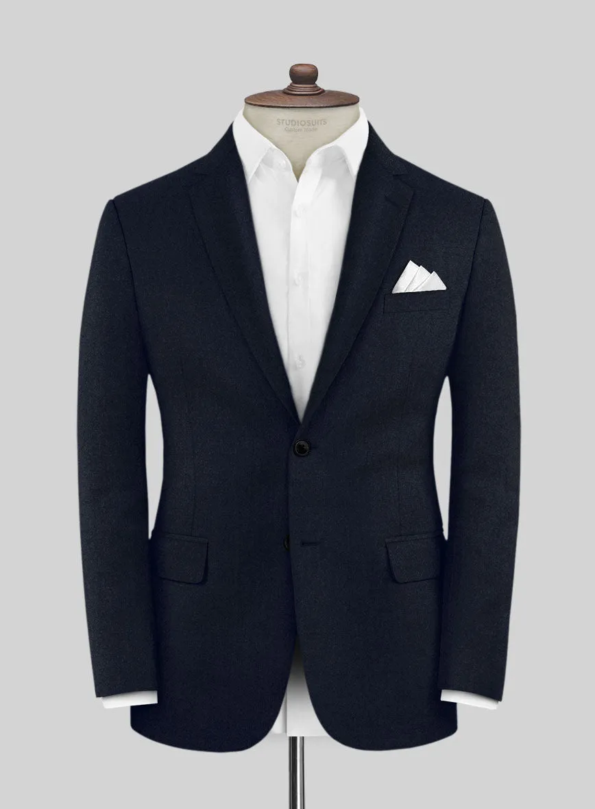 Scabal Sapphire Navy Blue Wool Jacket