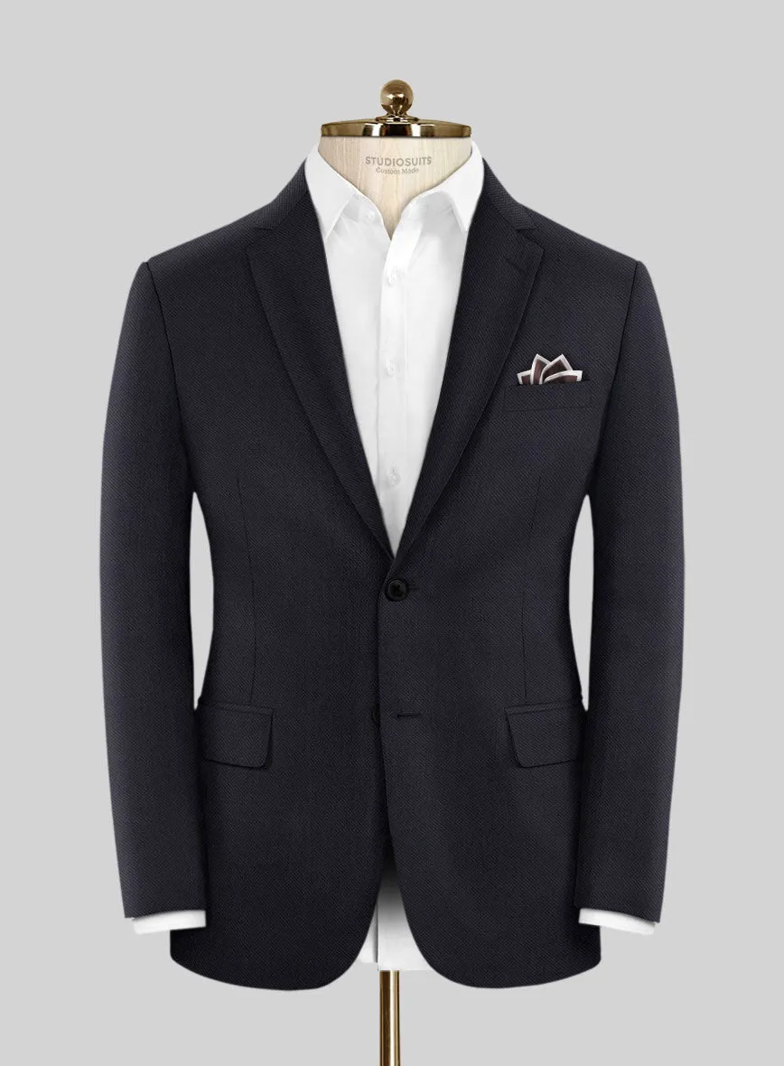 Scabal Vistre Blue Wool Jacket