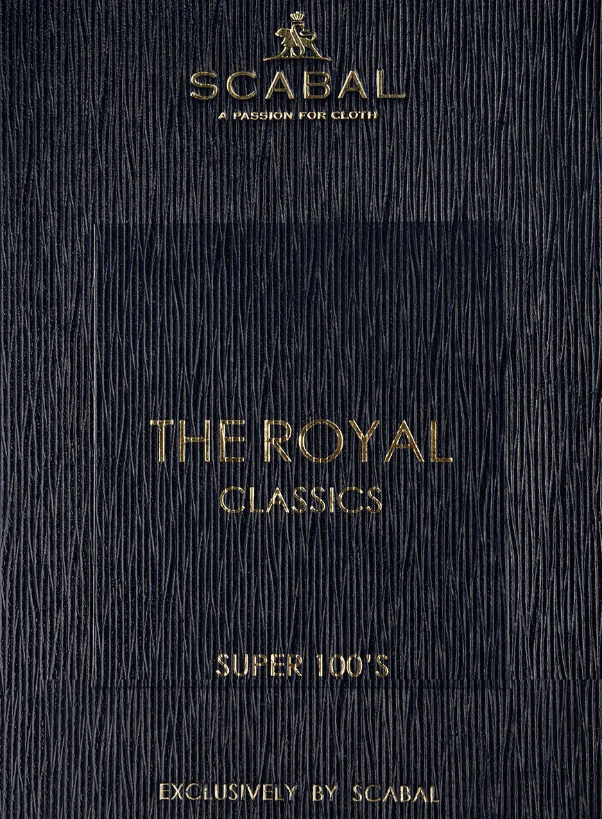Scabal Vistre Blue Wool Jacket