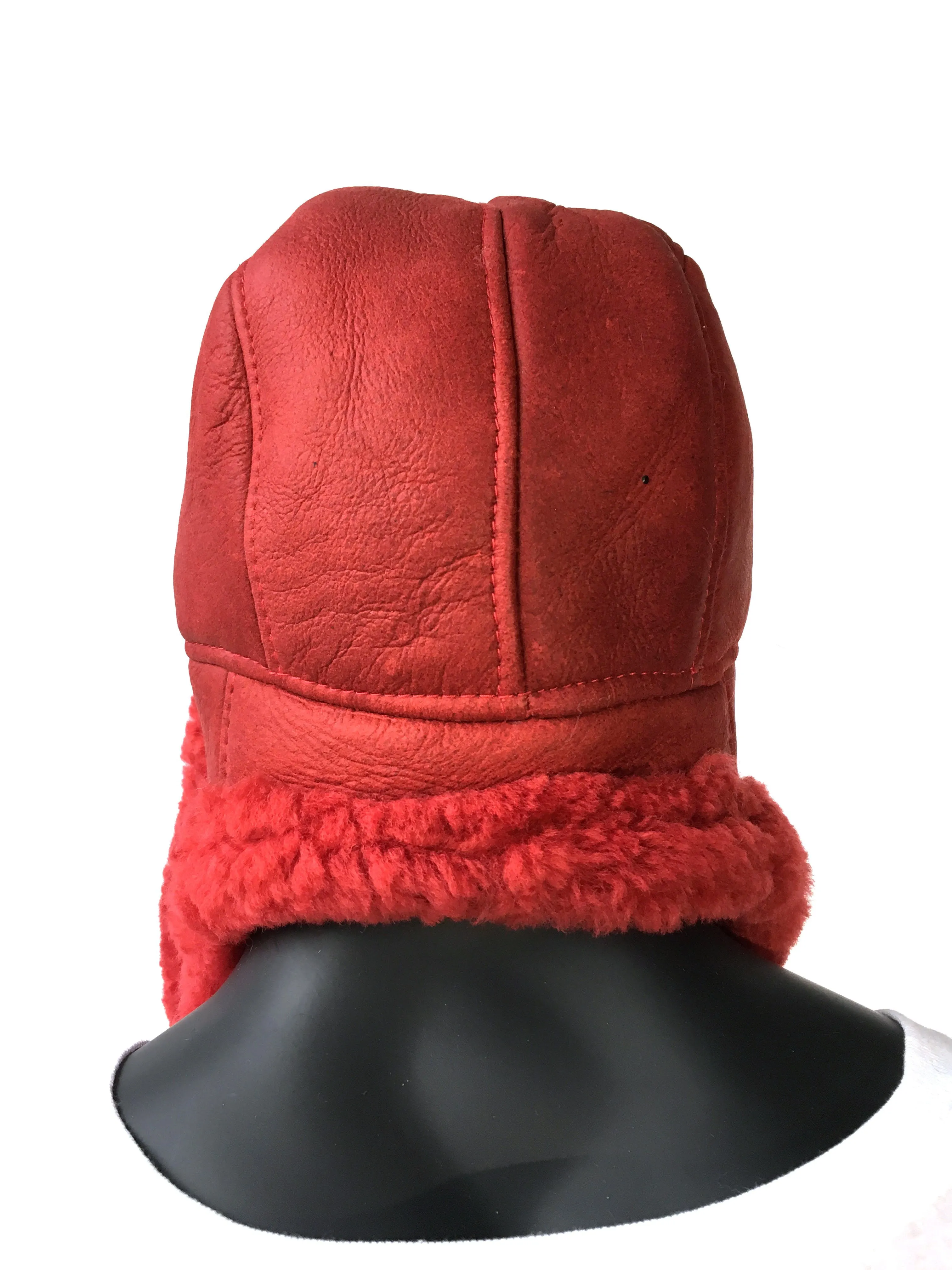 Shearling Sheepskin Russian Style Hat
