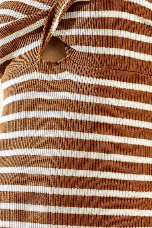 Soku Striped Midi Dress