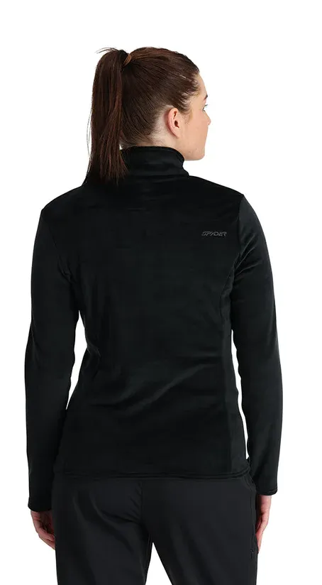 Spyder Shimmer Bug 1/2 Zip Black