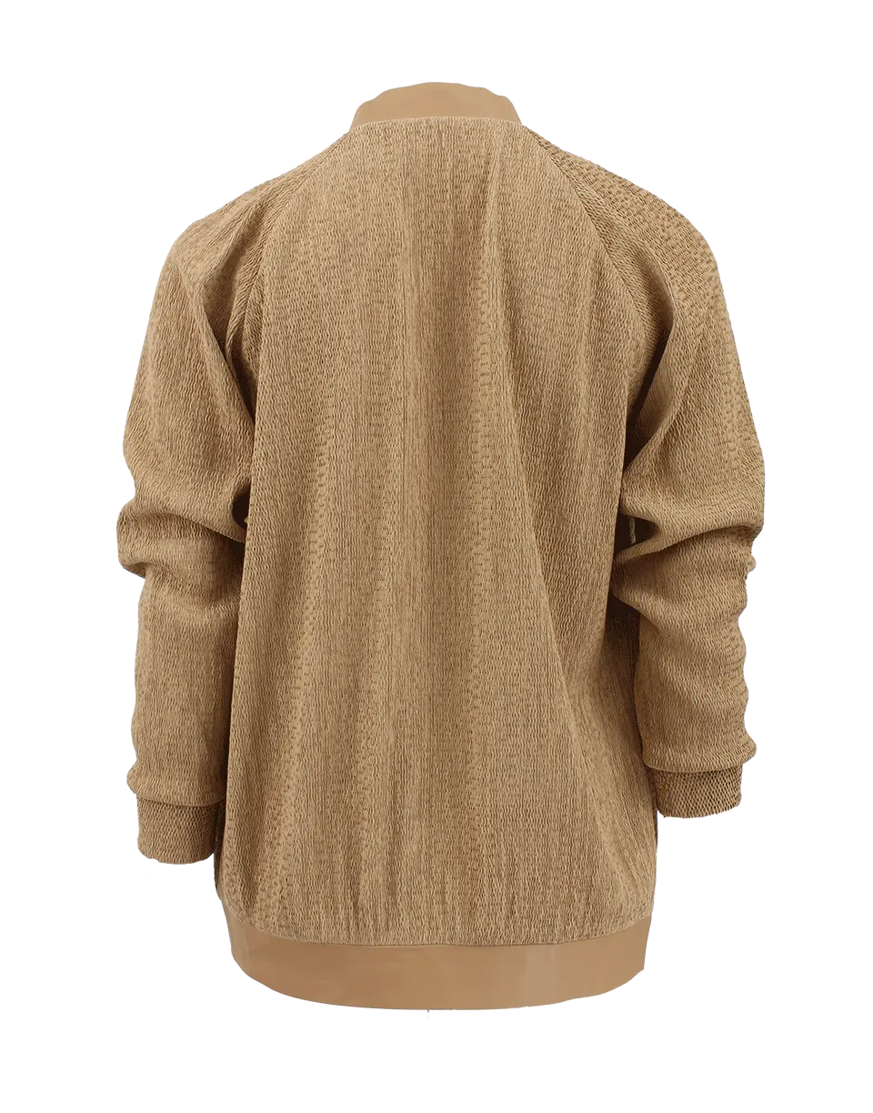 Straw Bomber Jacket