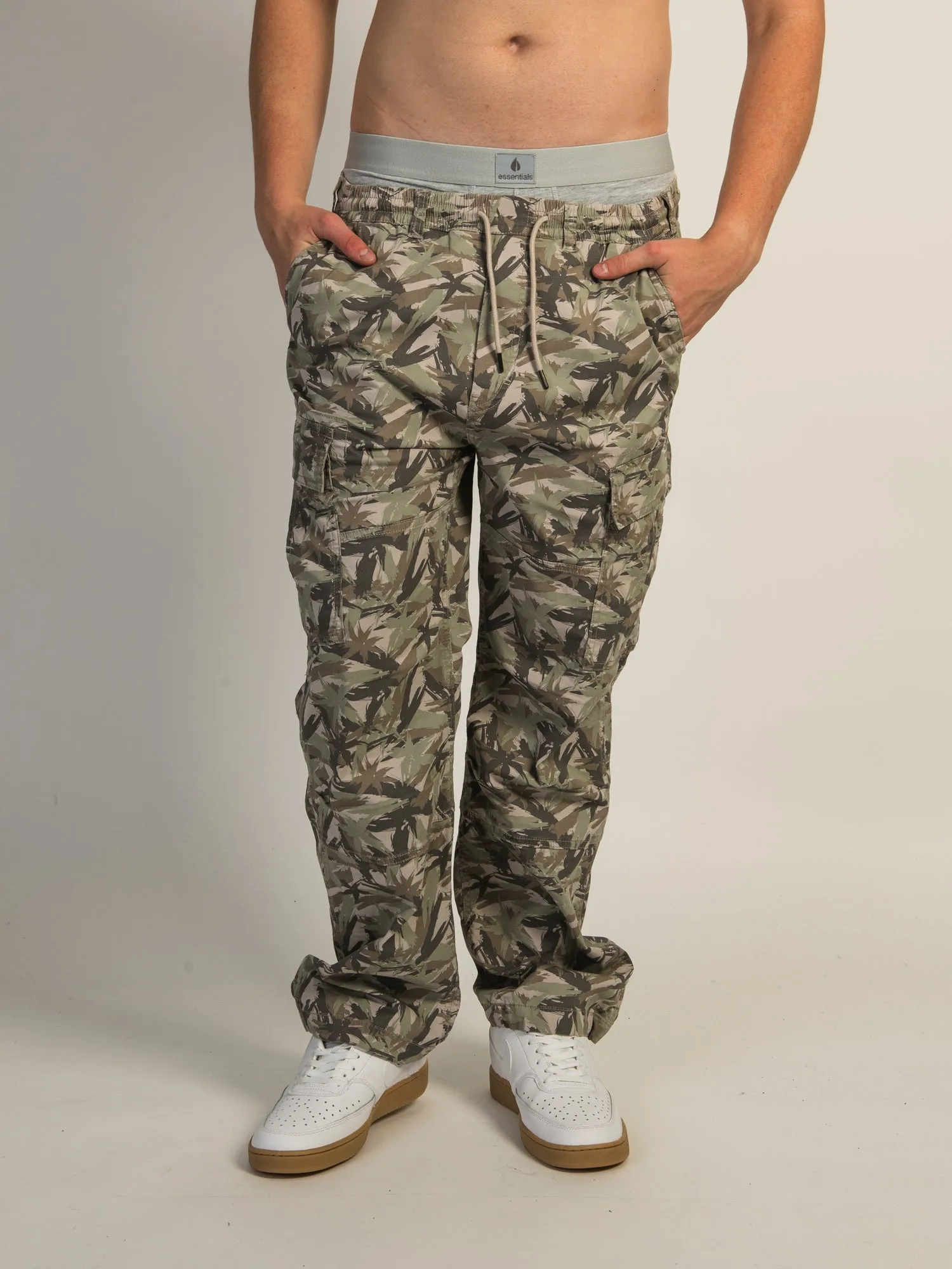 TAINTED RELAXED LIGHTWEIGHT CARGO - CAMOUFLAGE