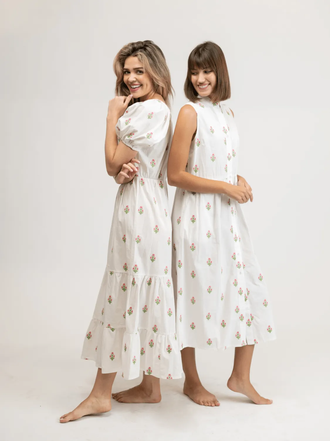 The Emily Dress | Petite Pink Floral