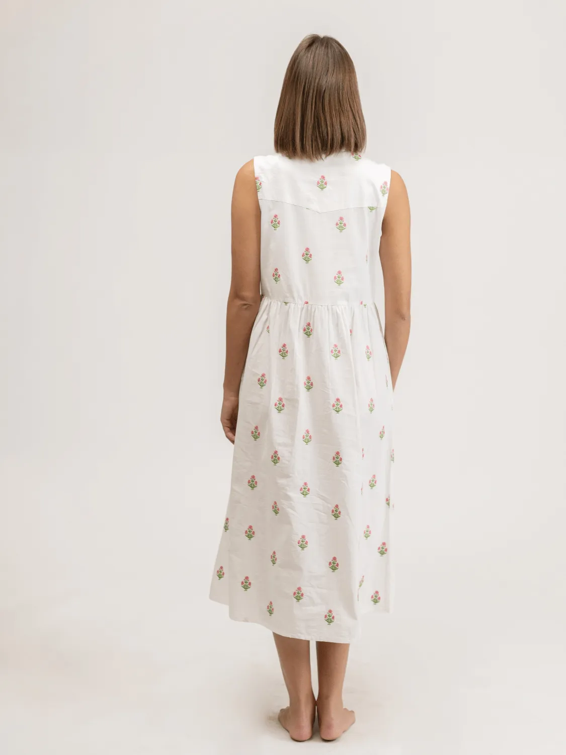 The Emily Dress | Petite Pink Floral