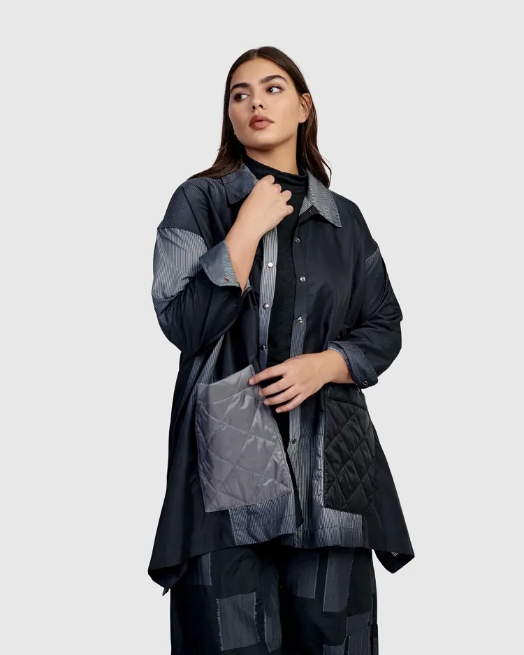 Urban Ridley Oversized Storm Shirt Jacket