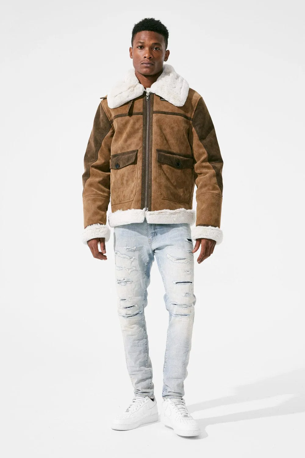 Vienna Bomber Jacket (Brown)