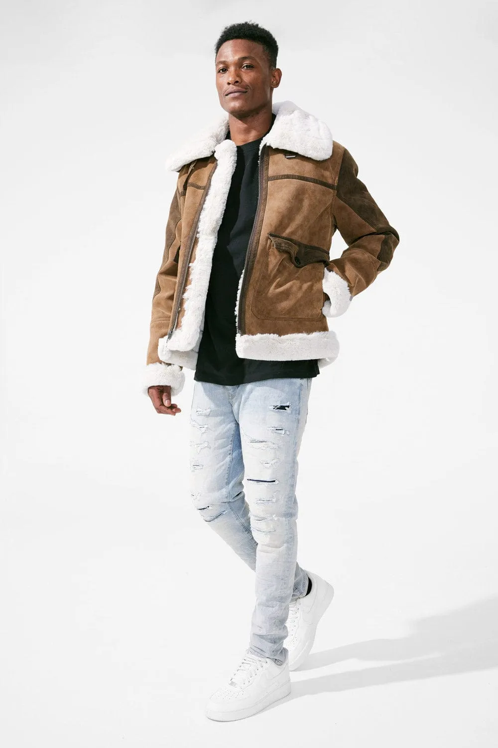 Vienna Bomber Jacket (Brown)