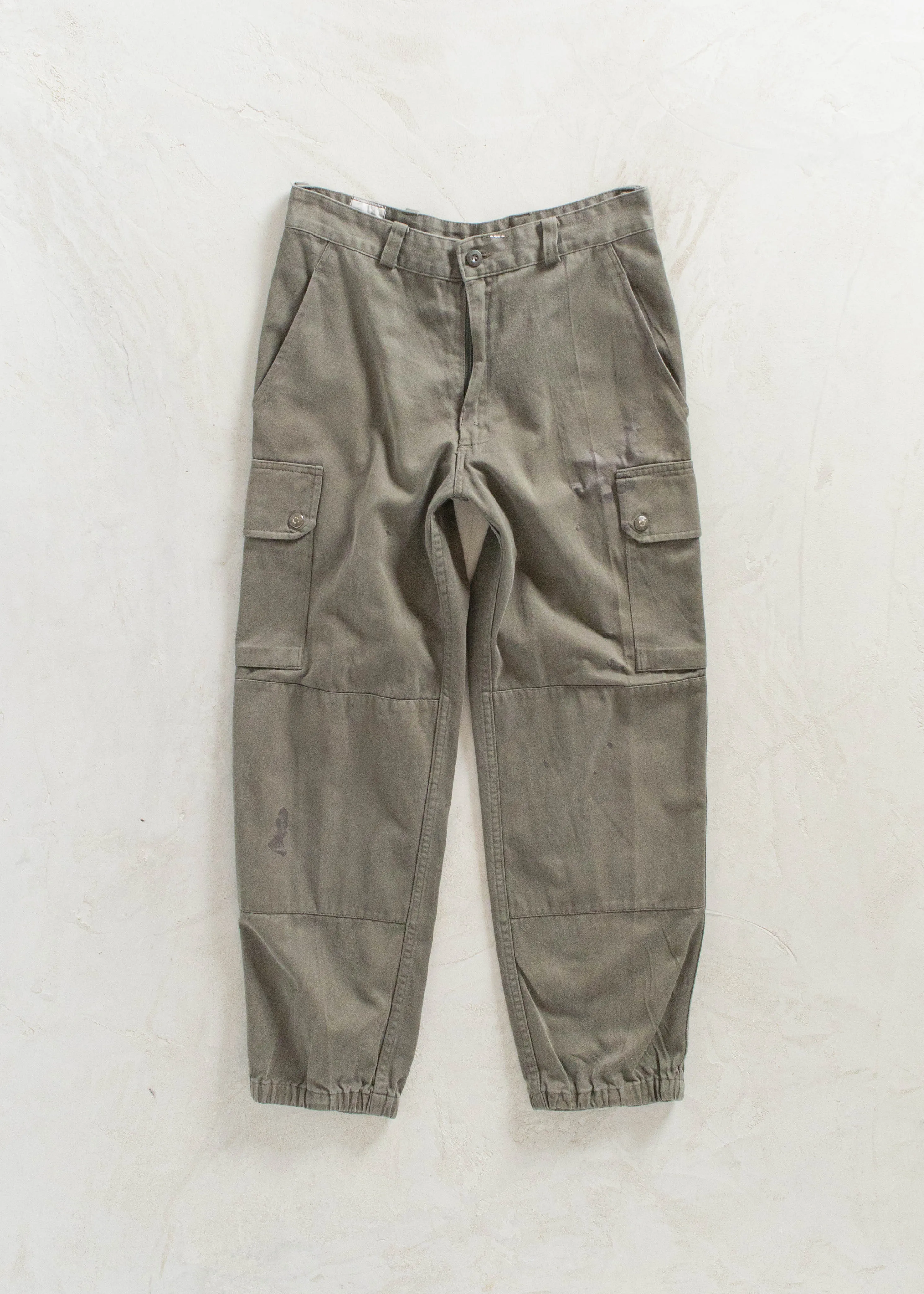 Vintage 1980s French Military Cargo Pants Size Women's 27 / Men's 30