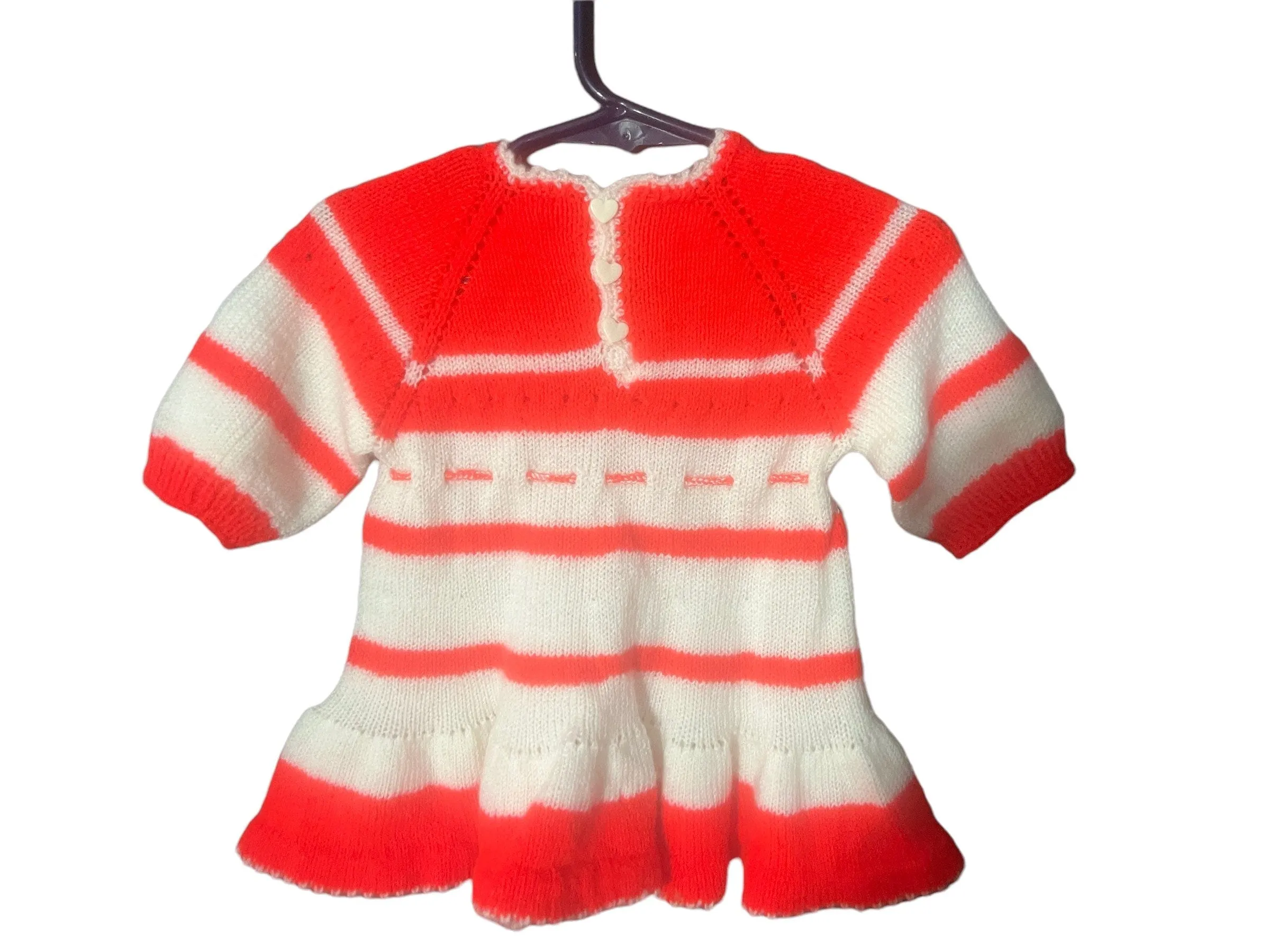 Vintage baby sweater knit dress