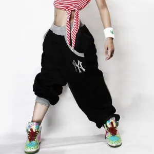 Women's Casual Low-Waist Loose Polyester Pants