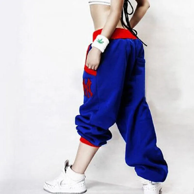 Women's Casual Low-Waist Loose Polyester Pants